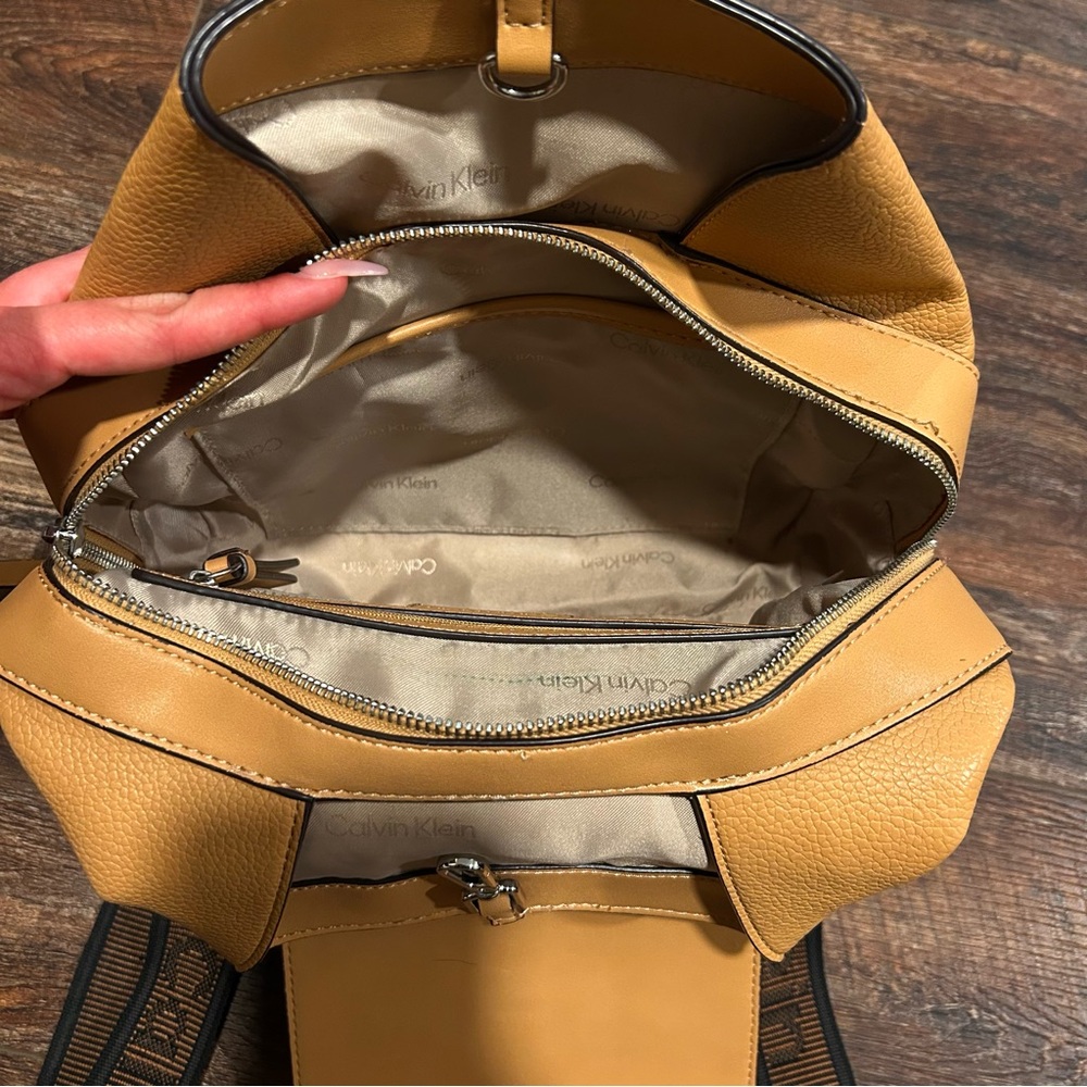 Calvin Klein Camel Backpack - Picture 5 of 8